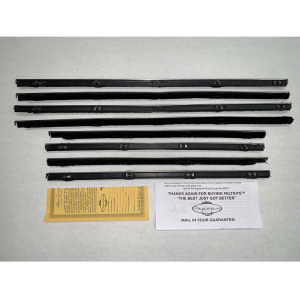 Beltline / Anti-Rattler Weatherstrip - 8 Piece Complete Kit Questions & Answers