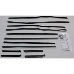 Beltline / Anti-Rattler Weatherstrip - 12 Piece Complete Kit Questions & Answers