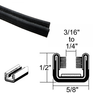 Window / Glass Run Channel - Flexible 6' Strip - 1/2 Questions & Answers