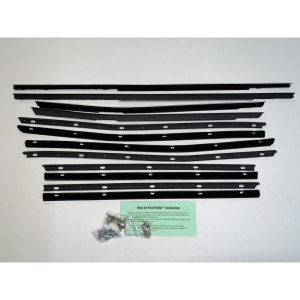 Beltline Weatherstrip - 12 Piece Complete Kit Questions & Answers