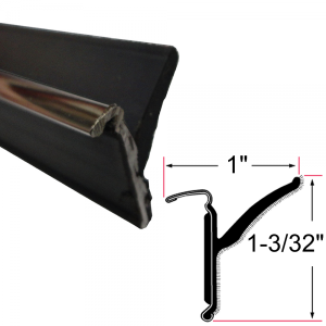 Beltline Weatherstrip - Also Called Window Sweeps, Felts or Fuzzies - Rigid - Inner or Outer - 1-3/32 Questions & Answers