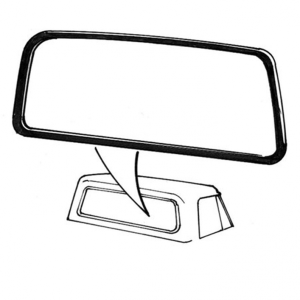 Back Window Seal - No Groove for Chrome Questions & Answers