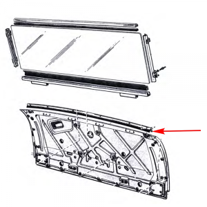 Tailgate Beltline / Anti-Rattler Weatherstrip - Outer Only Questions & Answers