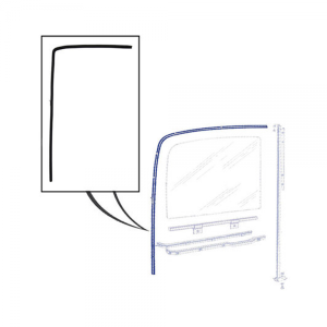 1952 ford f100 door windows. I’m installing full glass no wing window. Do you have channel run and all rubber ?