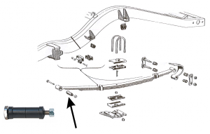 Is the bushing with bolt and nut?