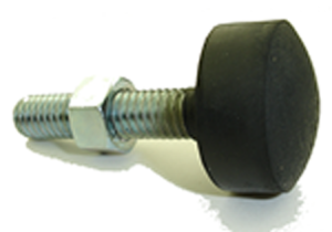 What is the thread size of the stud on the Adjustable Hood Bumper?