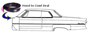 Hood To Cowl Seal Kit - Includes Clips Questions & Answers