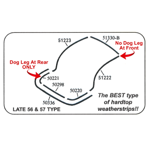 does this seal kit fits my 1957 Thunderbird with vin number 07FH333854?