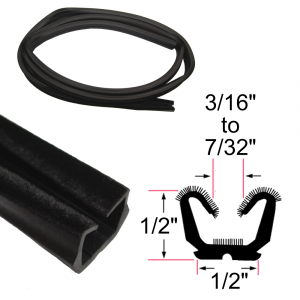 Window / Glass Run Channel - Flexible - 8' Strip - 1/2 Questions & Answers