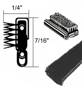 Beltline Weatherstrip - Also Called Window Sweeps, Felts or Fuzzies - Pair of 4' Strips - Inner or Outer - 7/16 Questions & Answers